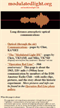 Mobile Screenshot of modulatedlight.org